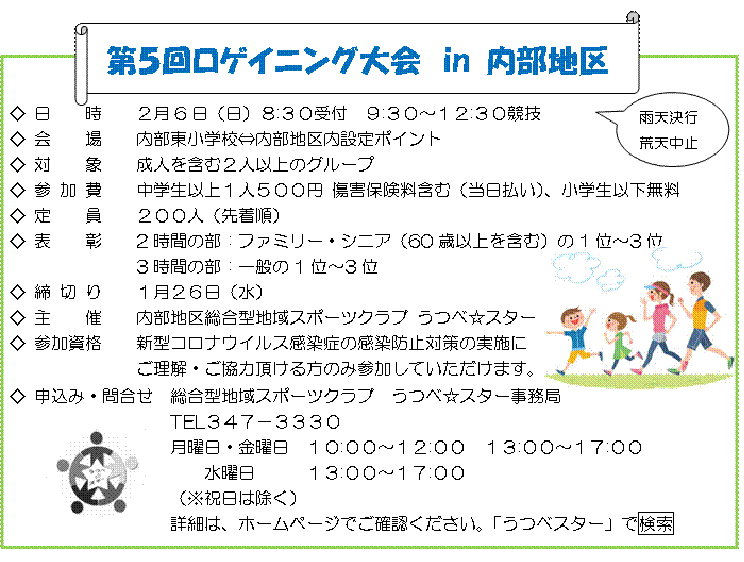 第5回ロゲイニング大会in内部地区