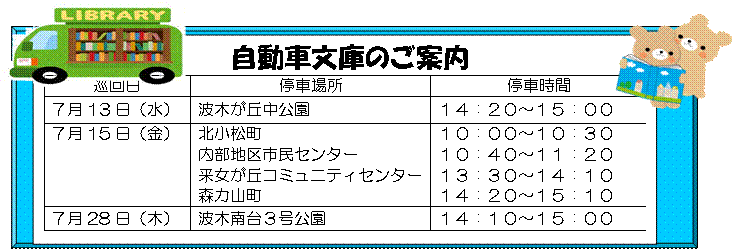 自動車文庫のご案内